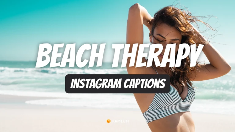 Beach-Therapy Captions for Instagram
